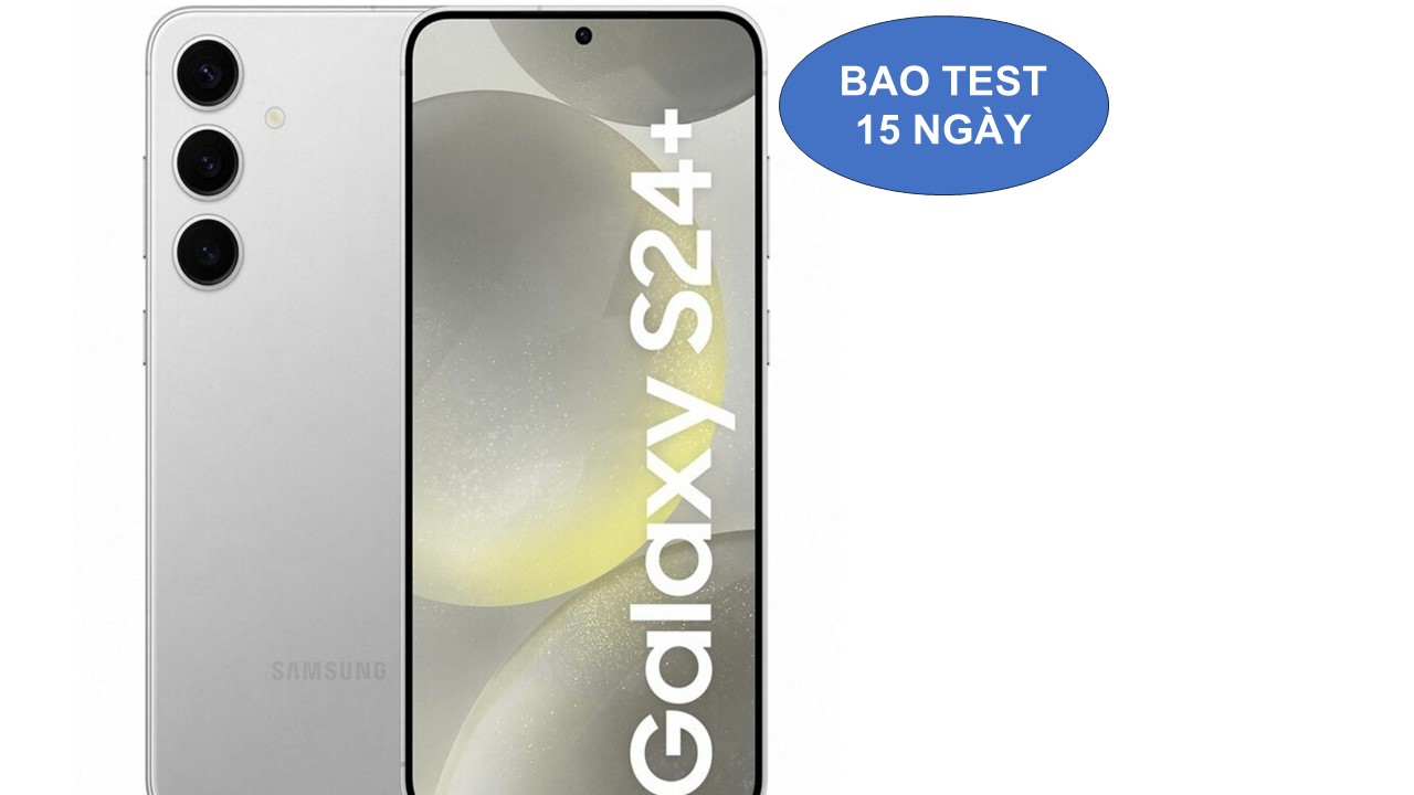 Samsung S24Plus bản 12/256G màu Gray đẹp keng full box.