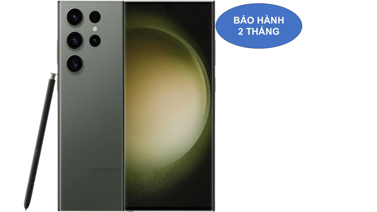 Samsung S23Ultra bản 12/512G màu Green hành chính hãng SSVN đẹp xuất sắc full box.