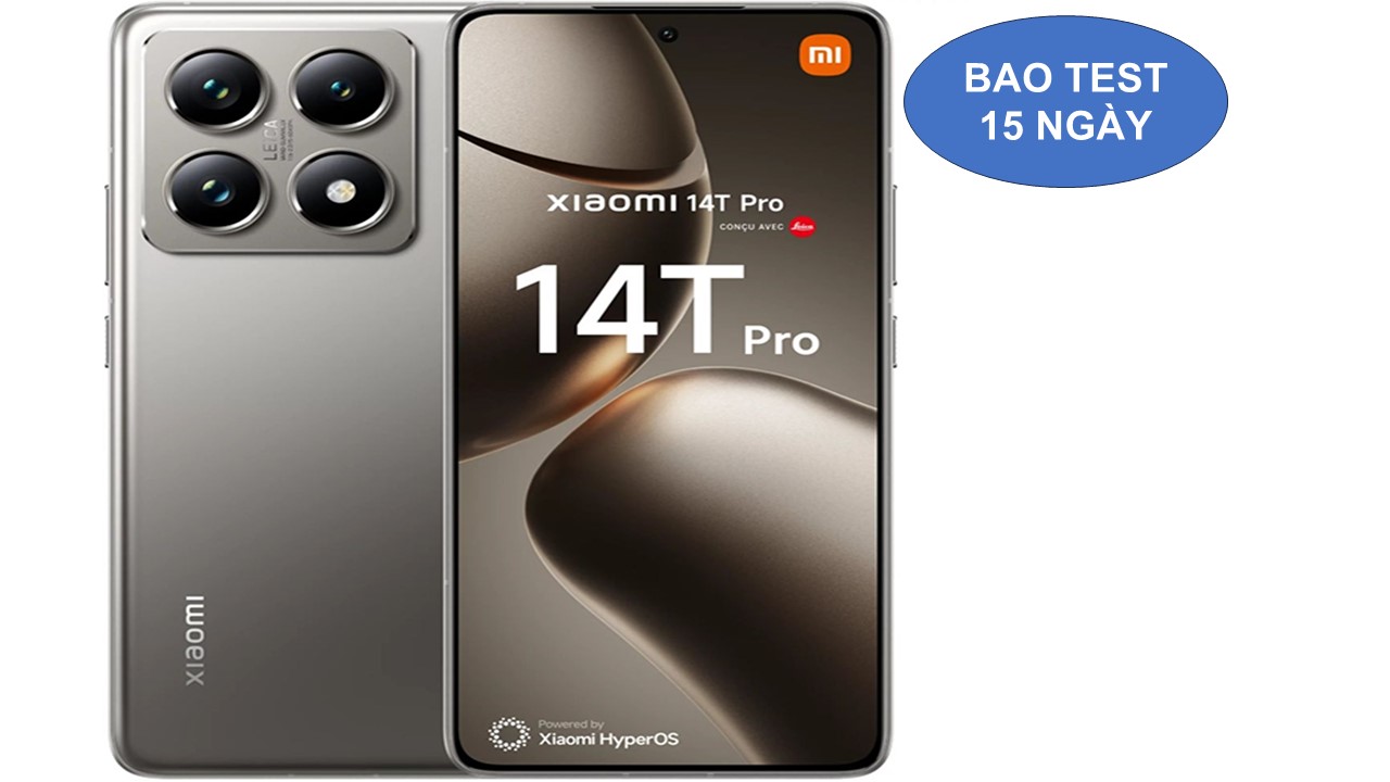 Xiaomi 14T Pro bản 12/512G hàng công ty màu Titan đẹp xuất sắc bảo hành dài ..