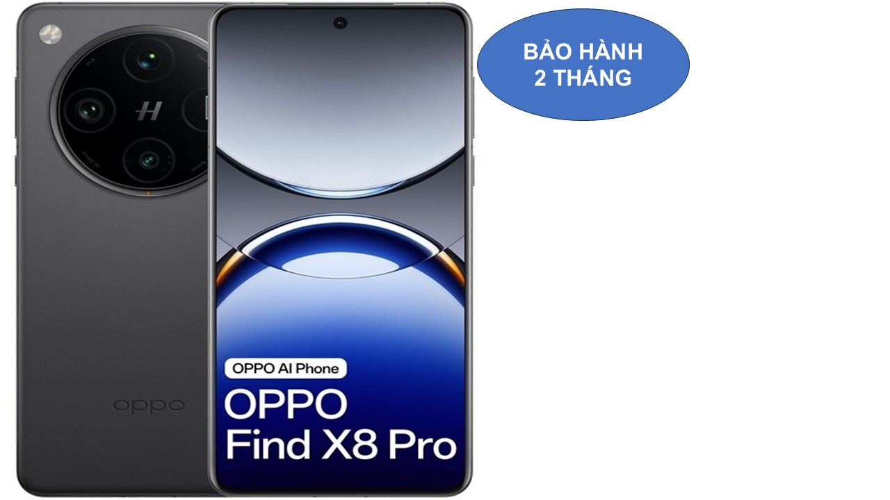 Oppo Find X8Pro bản 16/512G máy màu đen đẹp xuất sắc sạc 0 