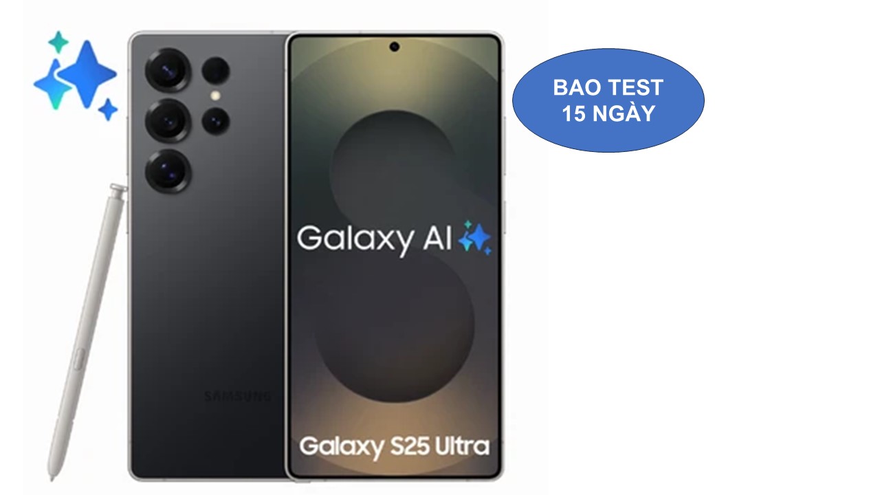 Samsung S25Ultra bản 12/256G hàng chính hãng SSVN màu JetBlack