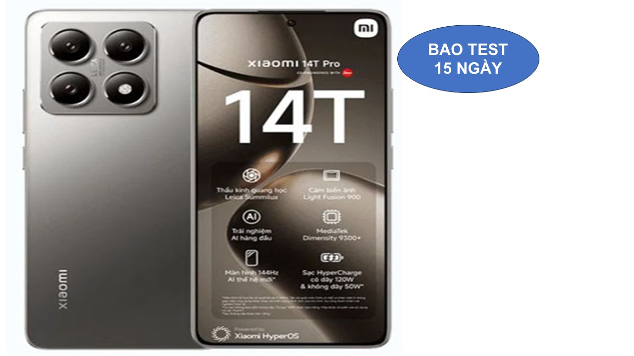 Xiaomi 14T Pro bản 12/1TB hàng FPT bảo hành 2 năm full box.